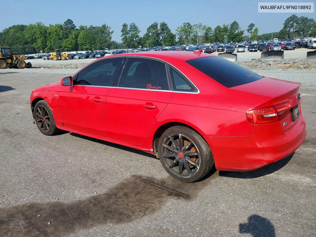 2015 Audi A4 Allroad VIN: WAUBFAFL9FN018892 Lot: 61496486