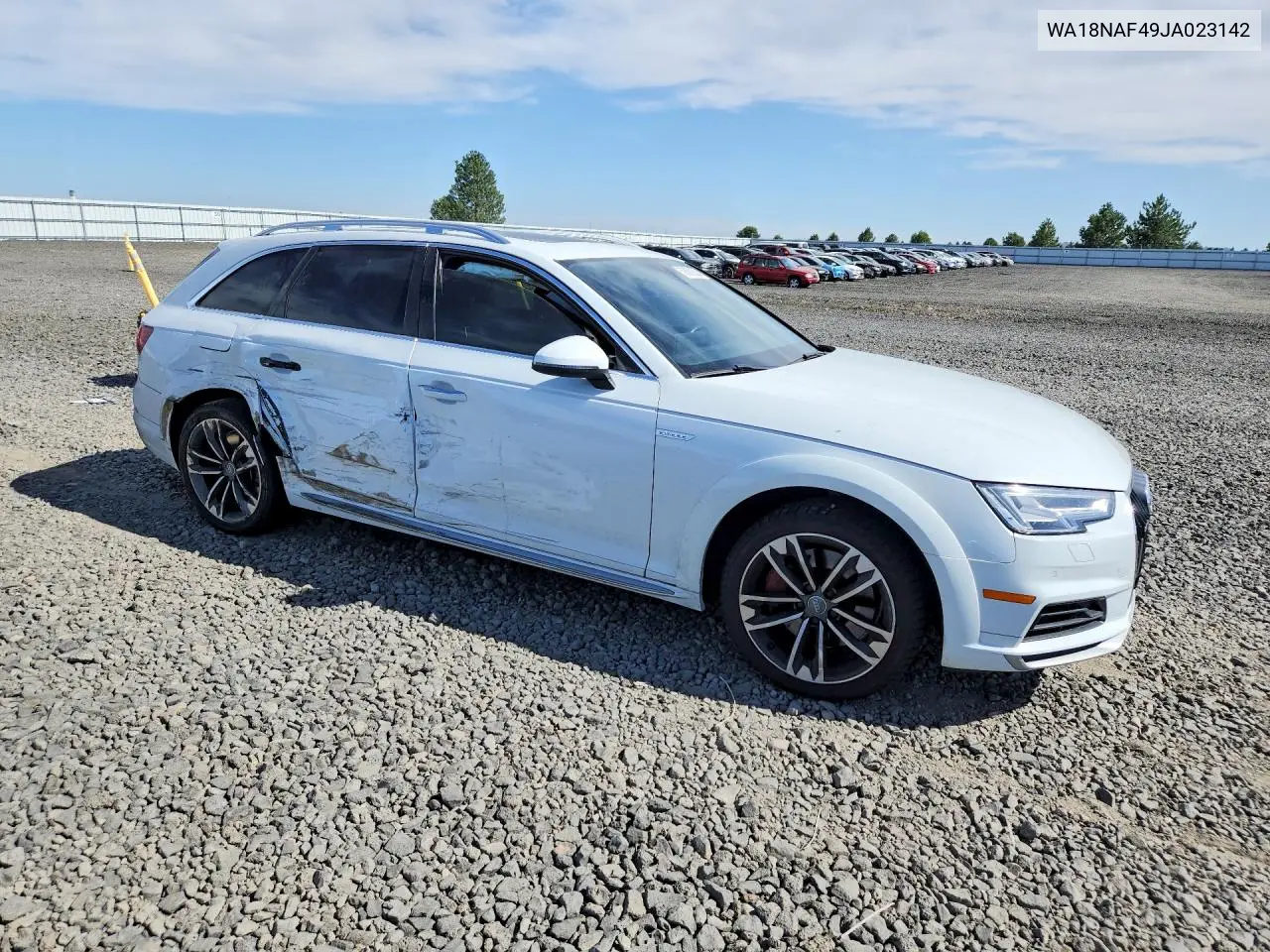 2018 Audi A4 Allroad Premium Plus VIN: WA18NAF49JA023142 Lot: 59399236