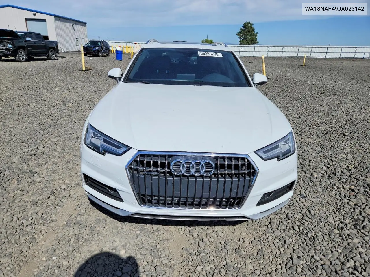 2018 Audi A4 Allroad Premium Plus VIN: WA18NAF49JA023142 Lot: 59399236