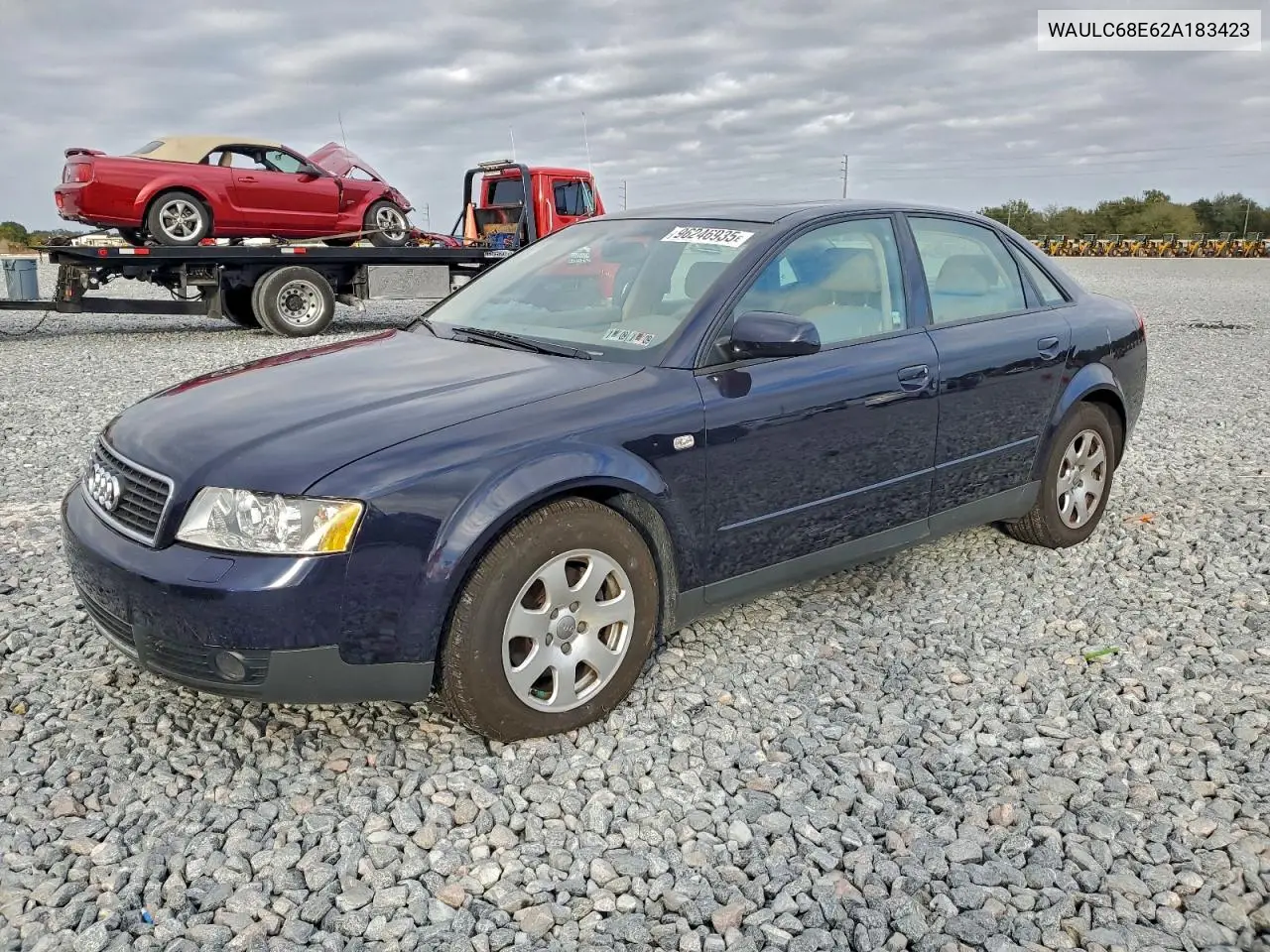 2002 Audi A4 1.8T Quattro VIN: WAULC68E62A183423 Lot: 96246935