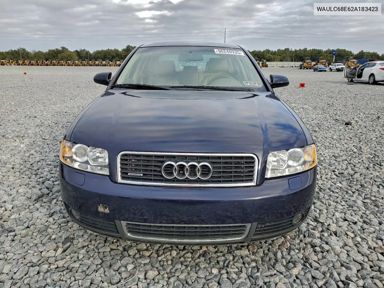 2002 Audi A4 1.8T Quattro VIN: WAULC68E62A183423 Lot: 96246935