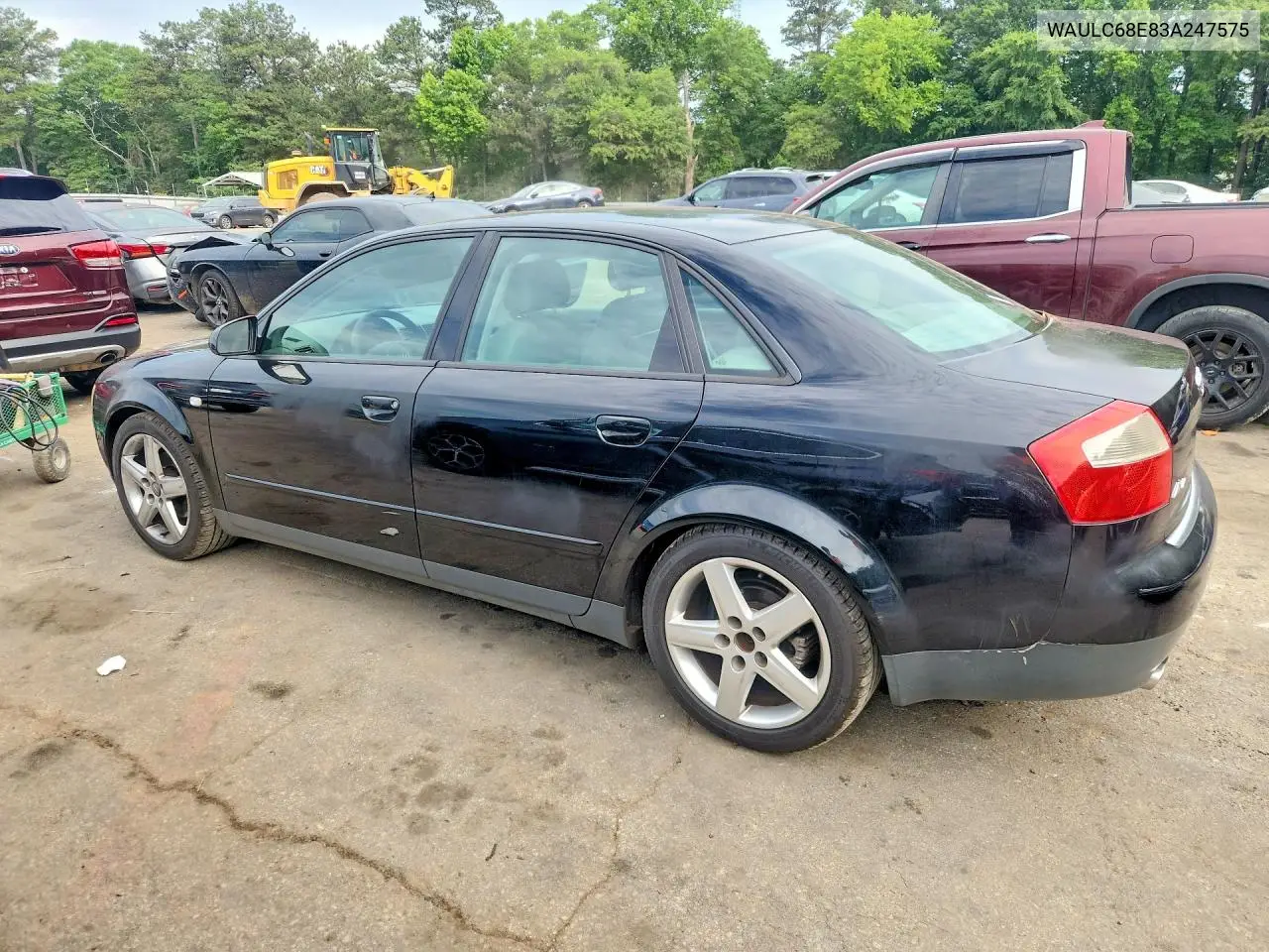 2003 Audi A4 1.8T Quattro VIN: WAULC68E83A247575 Lot: 54088516