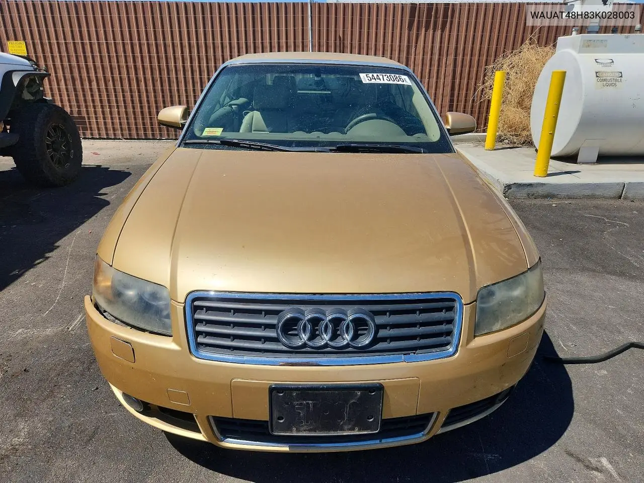 2003 Audi A4 3.0 Cabriolet VIN: WAUAT48H83K028003 Lot: 54473086