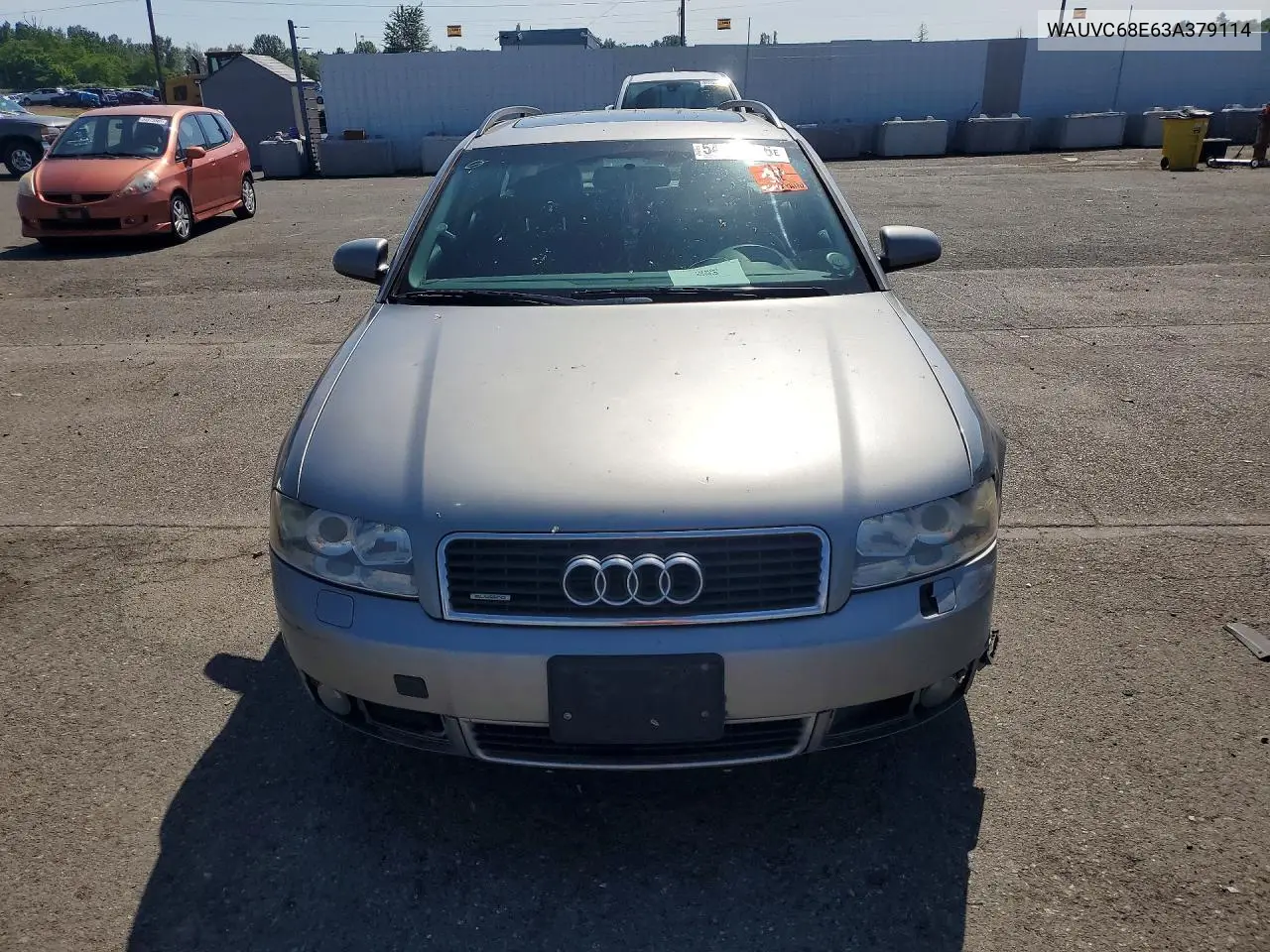 2003 Audi A4 1.8T Avant Quattro VIN: WAUVC68E63A379114 Lot: 54711696
