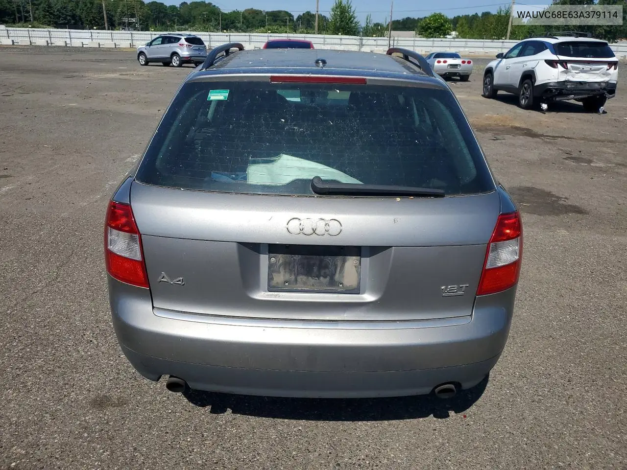 2003 Audi A4 1.8T Avant Quattro VIN: WAUVC68E63A379114 Lot: 54711696
