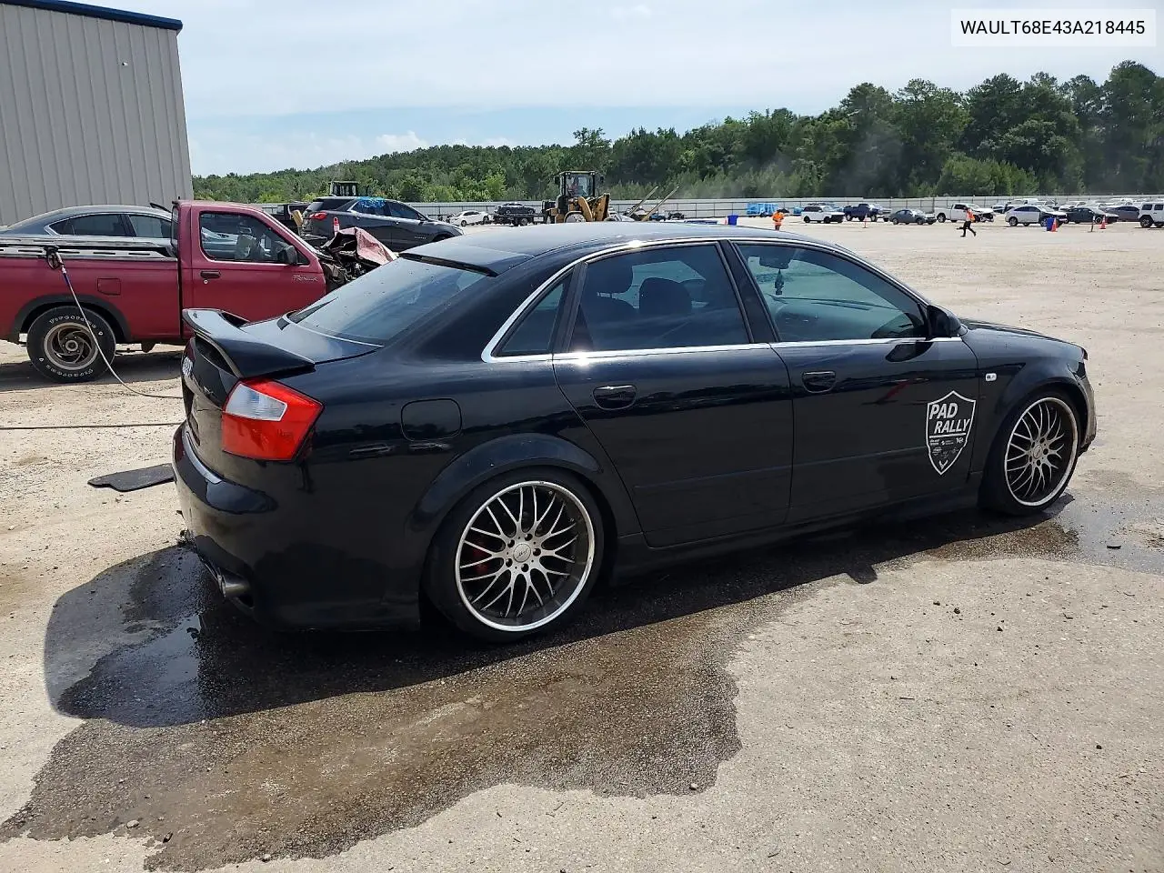 2003 Audi A4 3.0 Quattro VIN: WAULT68E43A218445 Lot: 56437526