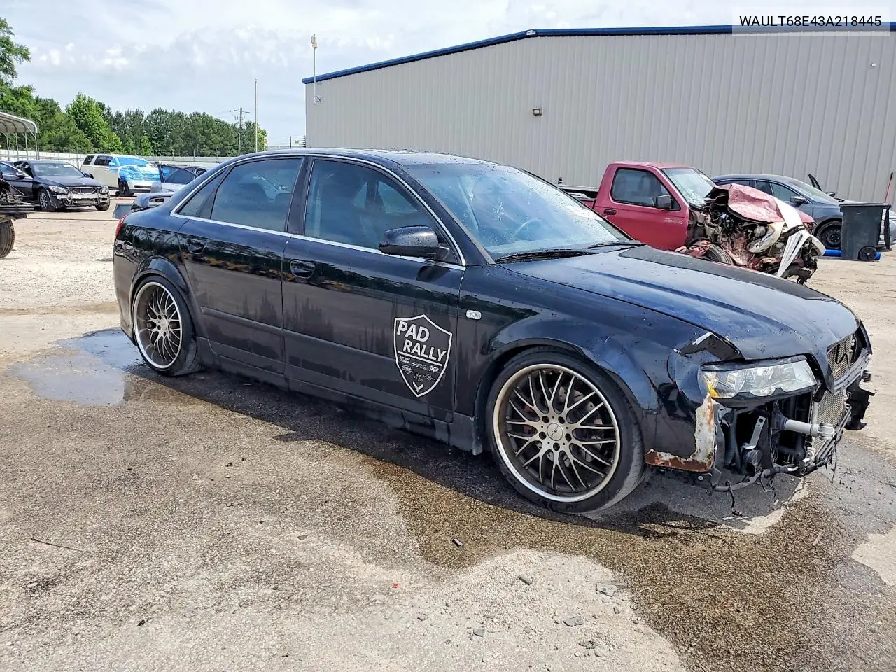 2003 Audi A4 3.0 Quattro VIN: WAULT68E43A218445 Lot: 56437526