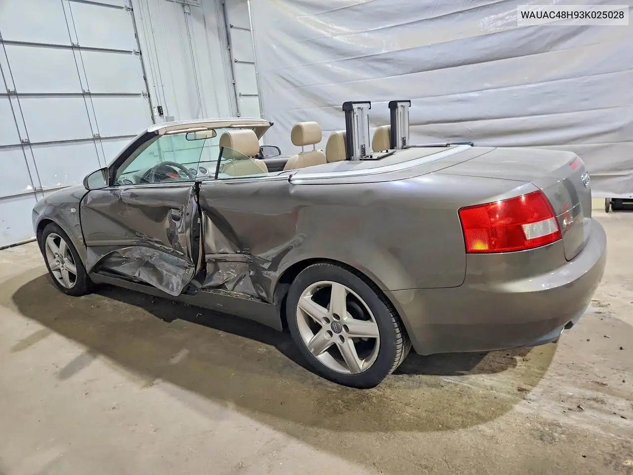 2003 Audi A4 1.8 Cabriolet VIN: WAUAC48H93K025028 Lot: 57110316