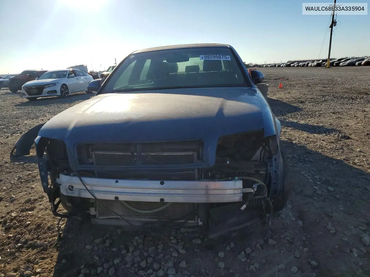 2003 Audi A4 VIN: WAULC68E33A335904 Lot: 99295075