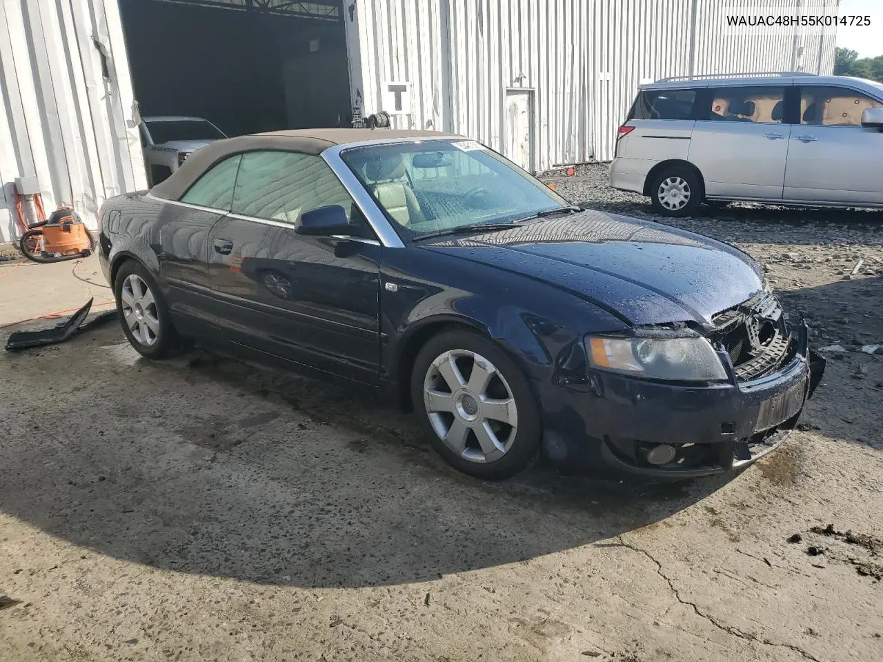 WAUAC48H55K014725 2005 Audi A4 1.8 Cabriolet