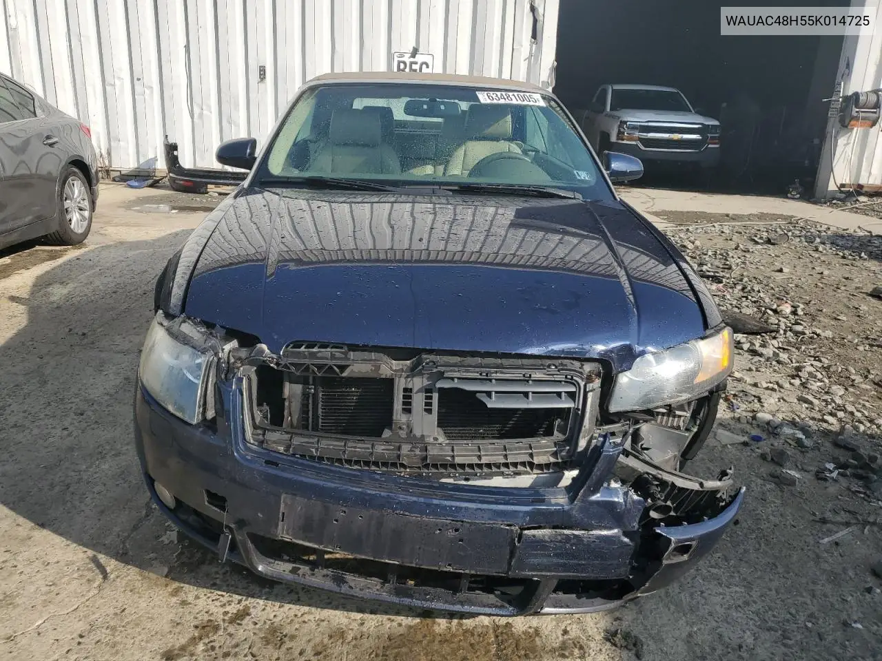 WAUAC48H55K014725 2005 Audi A4 1.8 Cabriolet