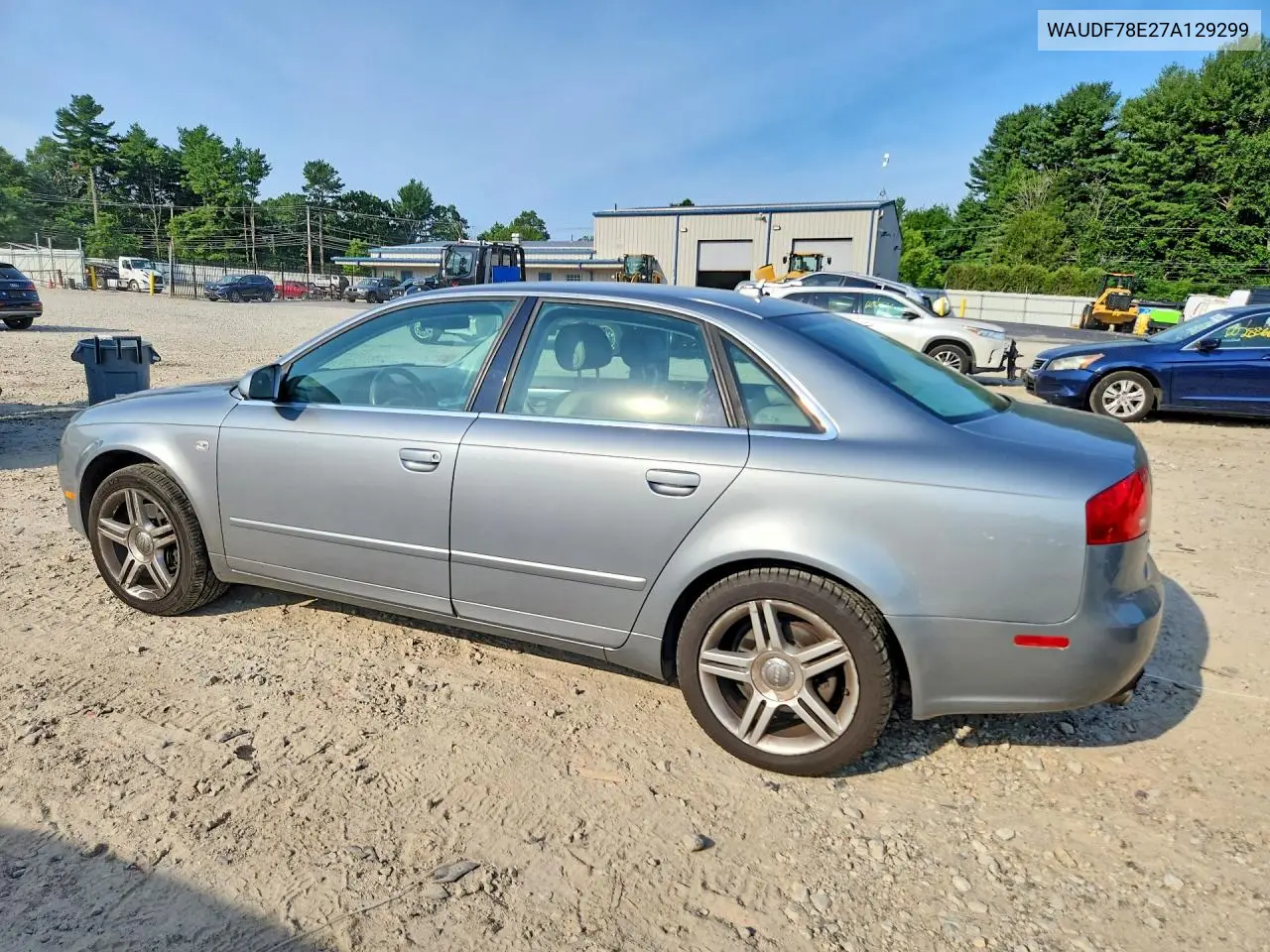 2007 Audi A4 2.0T Quattro VIN: WAUDF78E27A129299 Lot: 60912406