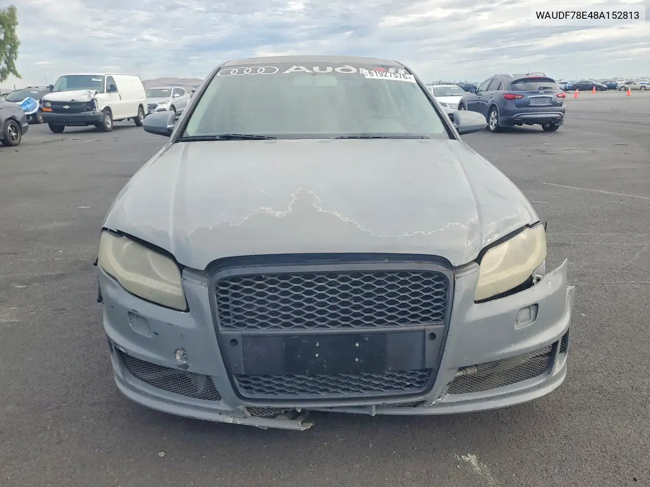2008 Audi A4 2.0T Quattro VIN: WAUDF78E48A152813 Lot: 61927576