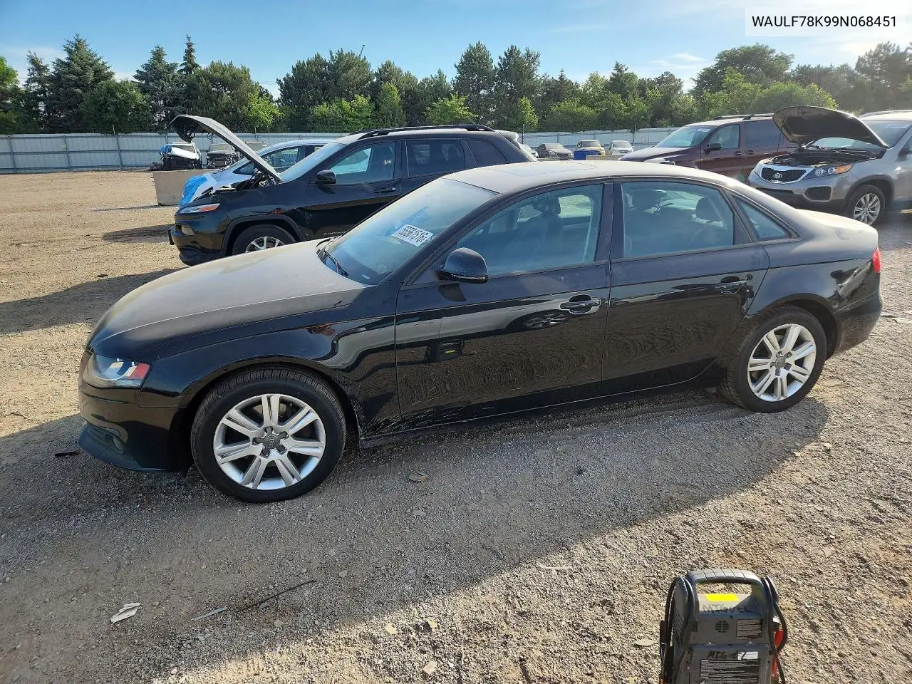 2009 Audi A4 2.0T Quattro VIN: WAULF78K99N068451 Lot: 55561516