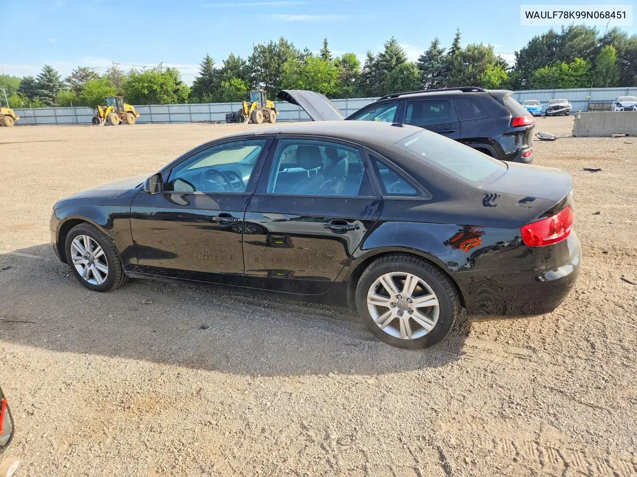 2009 Audi A4 2.0T Quattro VIN: WAULF78K99N068451 Lot: 55561516