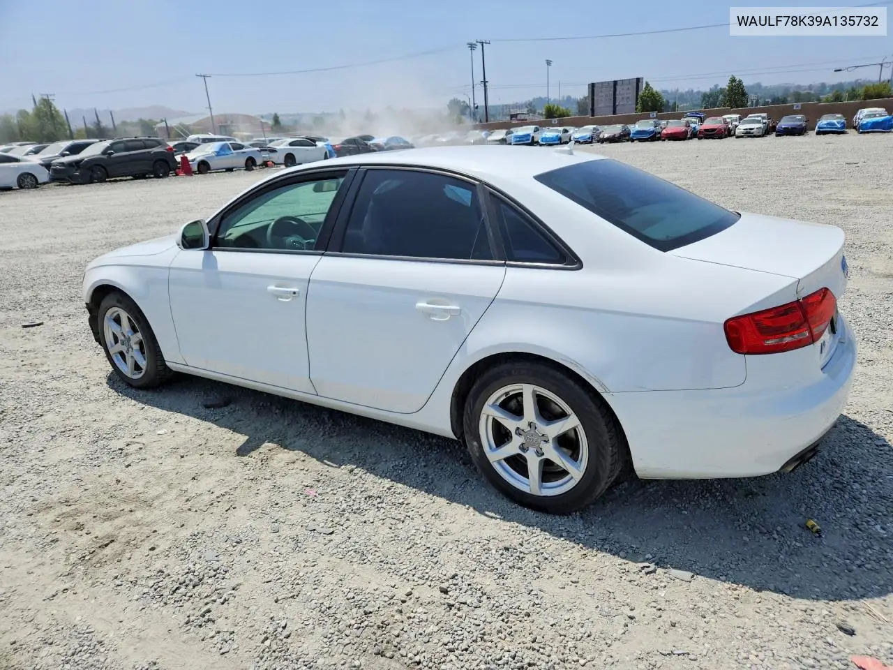 2009 Audi A4 2.0T Quattro VIN: WAULF78K39A135732 Lot: 57738006