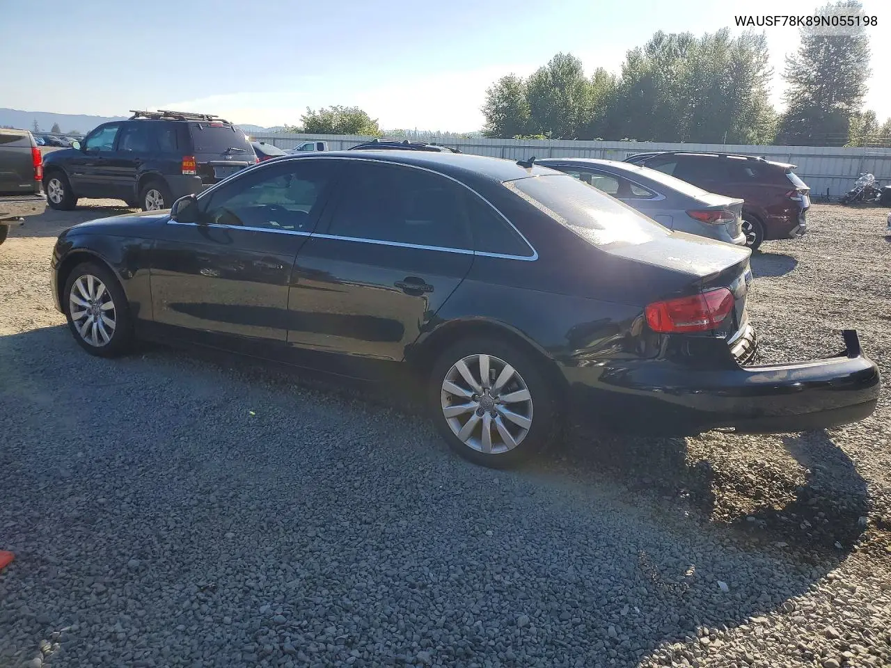 2009 Audi A4 Premium Plus VIN: WAUSF78K89N055198 Lot: 61091046