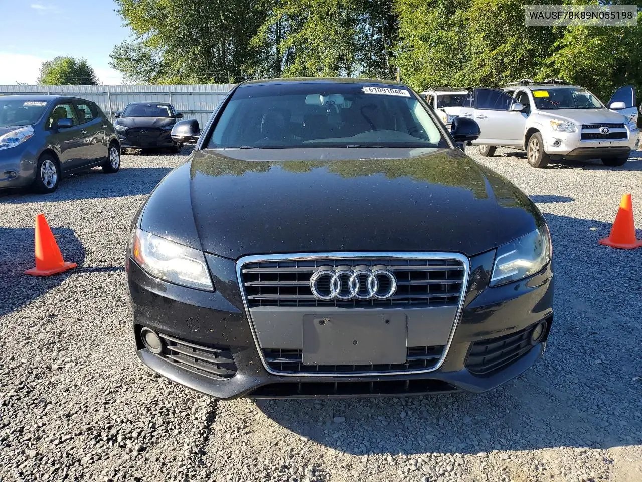 2009 Audi A4 Premium Plus VIN: WAUSF78K89N055198 Lot: 61091046