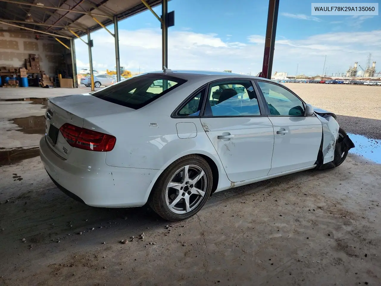 2009 Audi A4 2.0T Quattro VIN: WAULF78K29A135060 Lot: 61492406