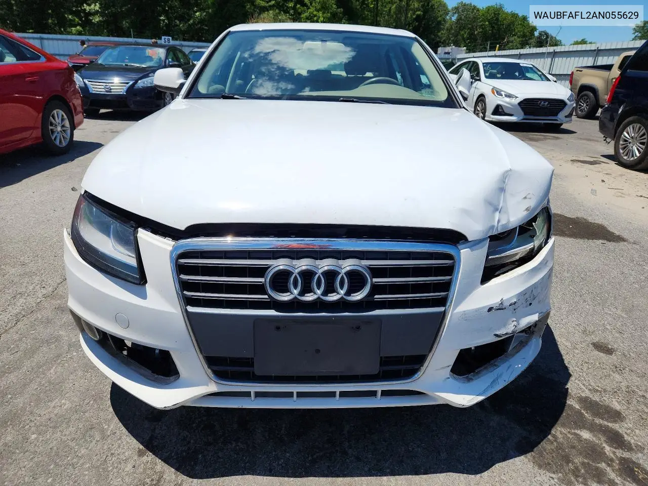 2010 Audi A4 Premium VIN: WAUBFAFL2AN055629 Lot: 58541396