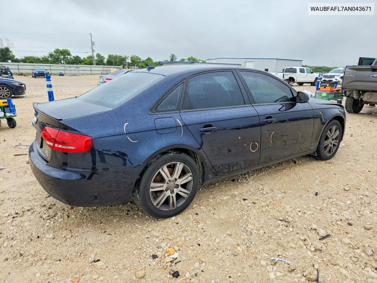 2010 Audi A4 Premium VIN: WAUBFAFL7AN043671 Lot: 60588006