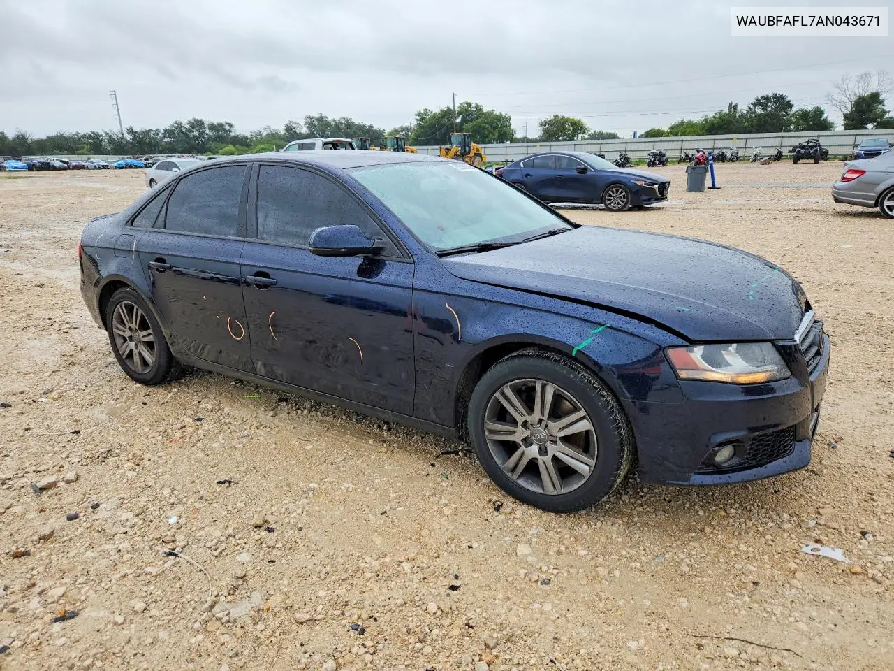 2010 Audi A4 Premium VIN: WAUBFAFL7AN043671 Lot: 60588006