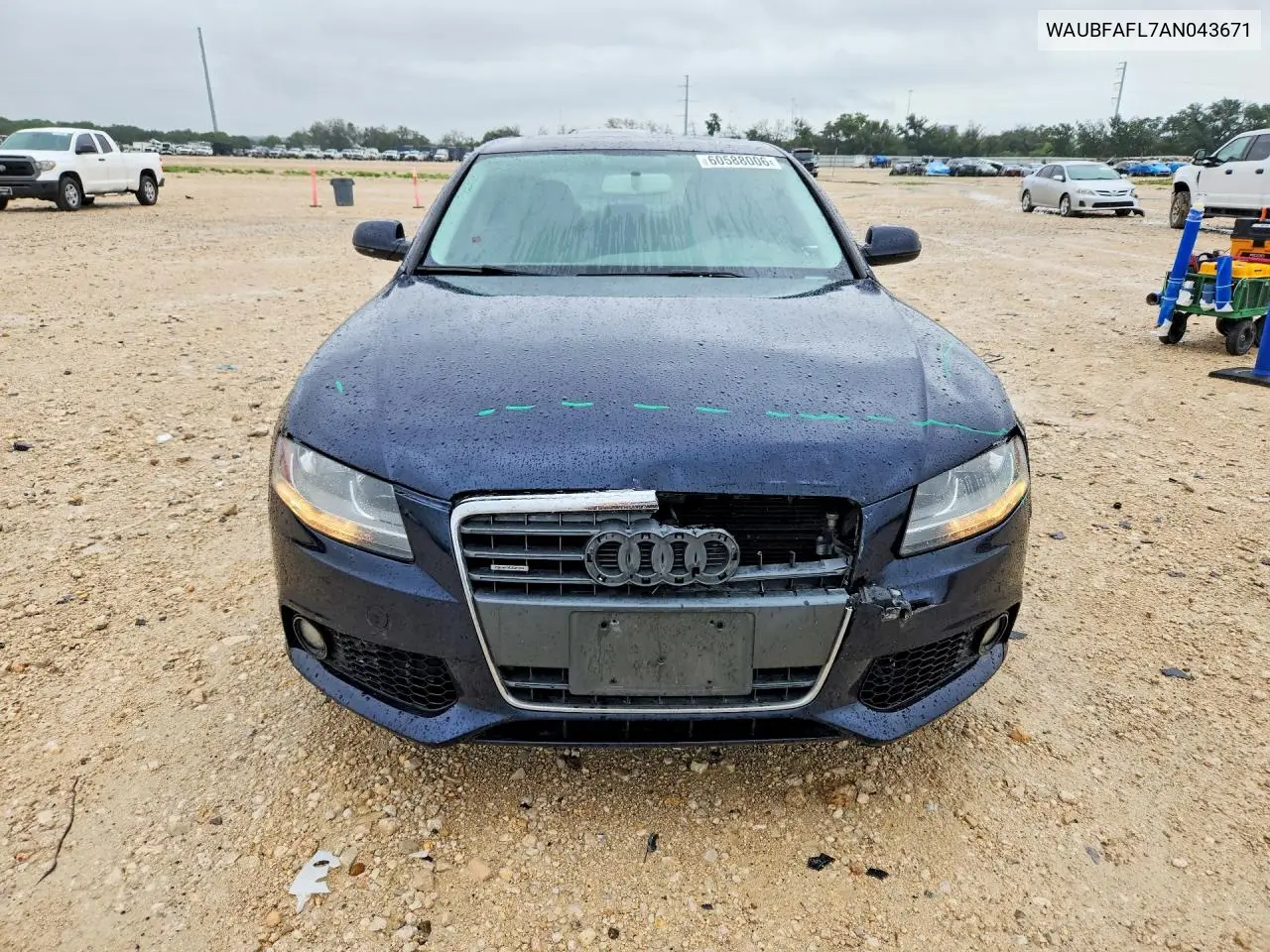 2010 Audi A4 Premium VIN: WAUBFAFL7AN043671 Lot: 60588006