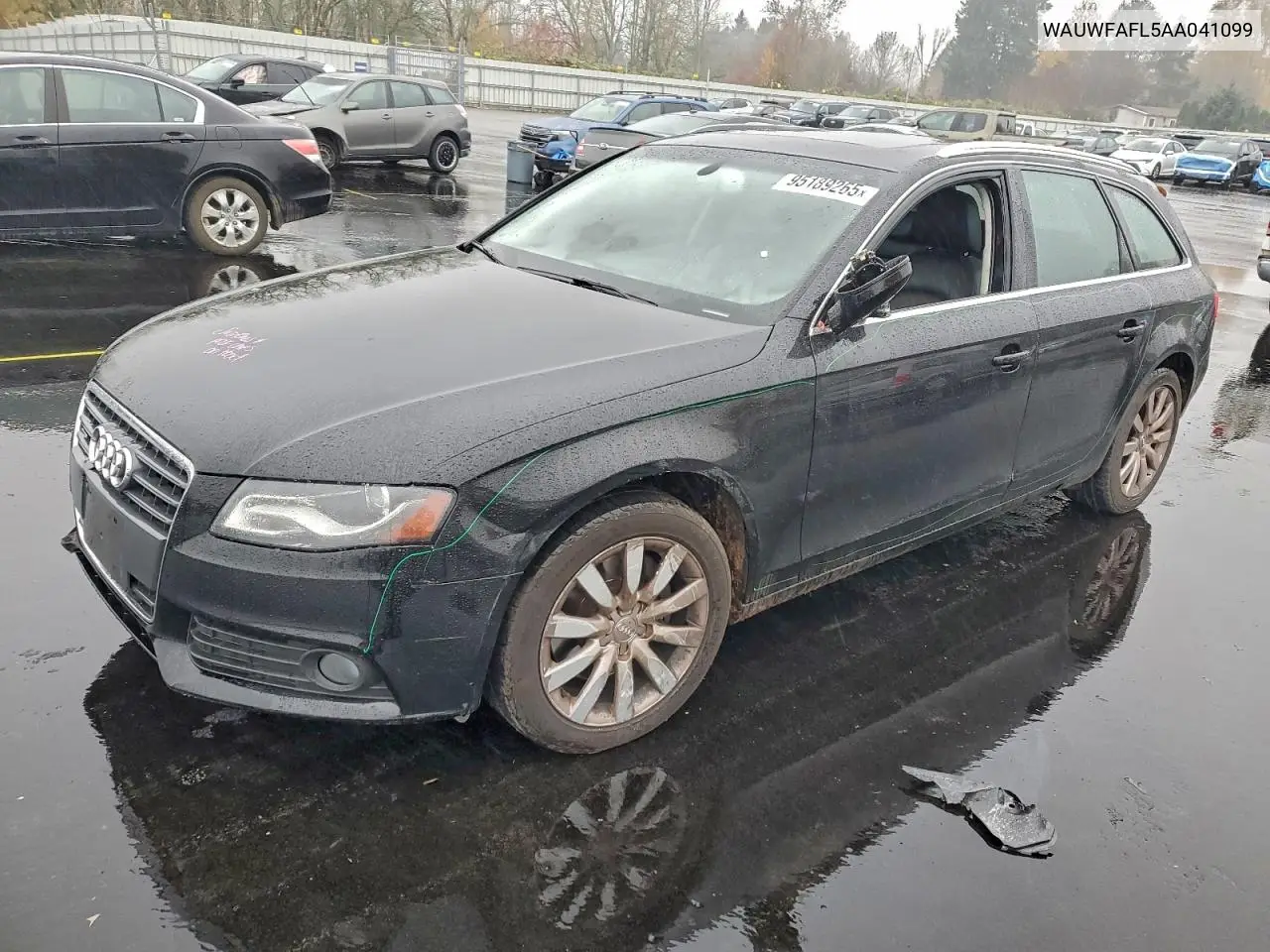 WAUWFAFL5AA041099 2010 Audi A4 Premium Plus