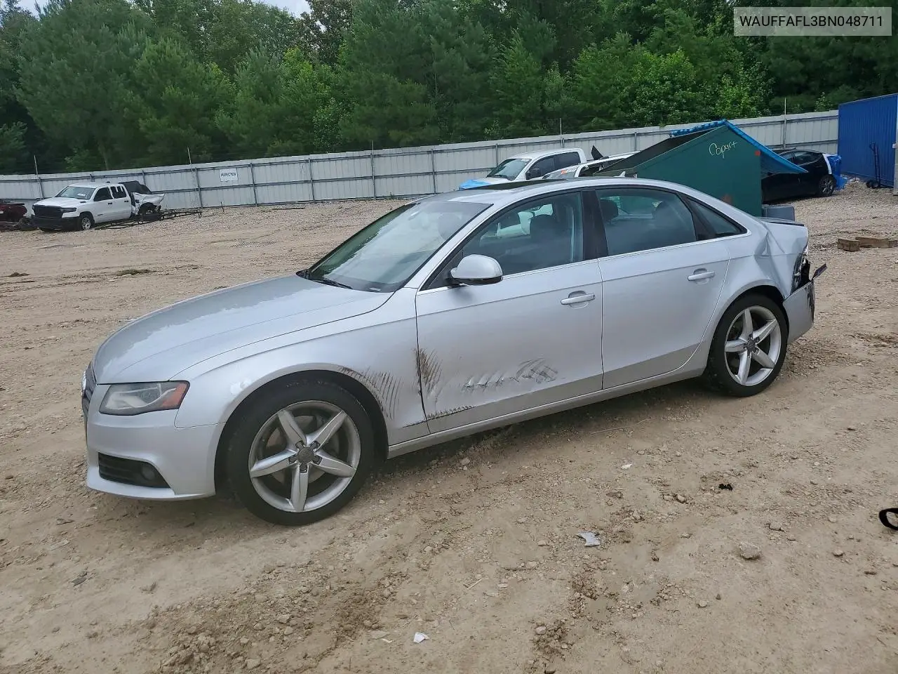 2011 Audi A4 Premium Plus VIN: WAUFFAFL3BN048711 Lot: 50672886