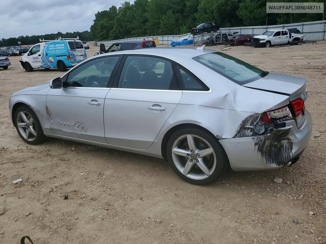 2011 Audi A4 Premium Plus VIN: WAUFFAFL3BN048711 Lot: 50672886