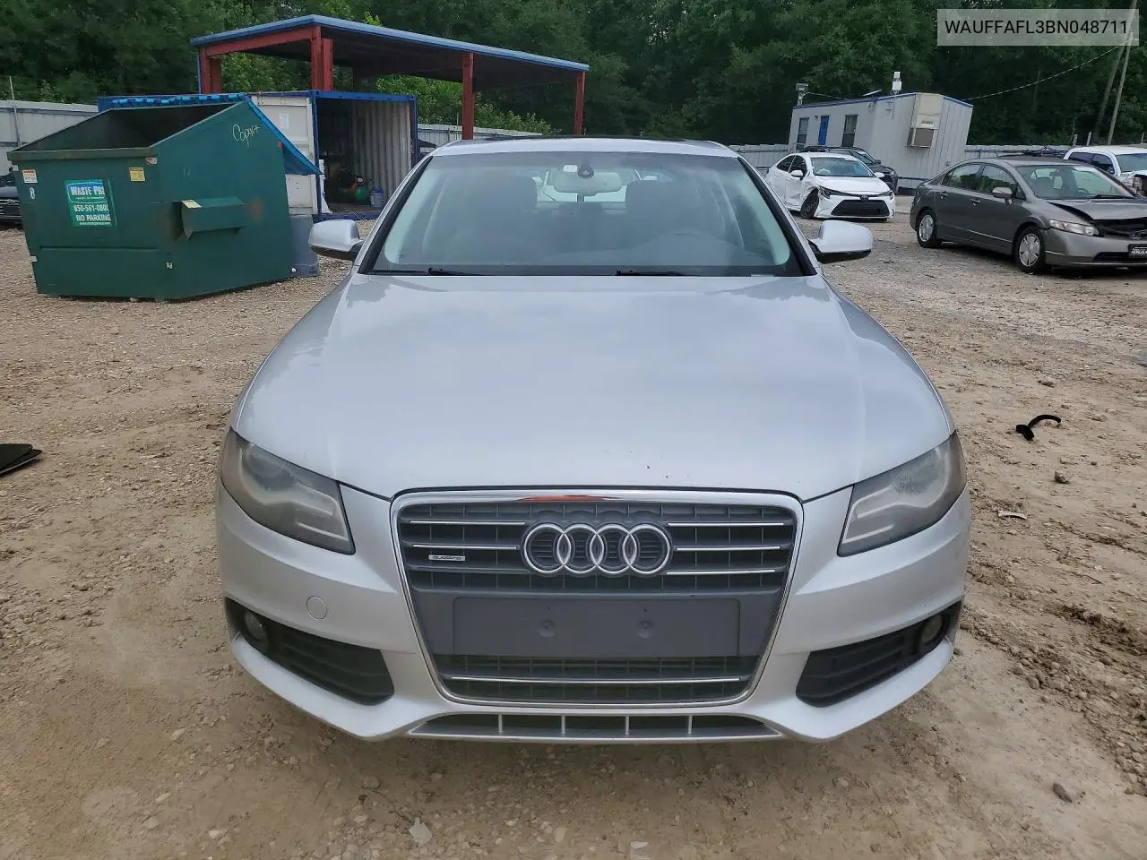 2011 Audi A4 Premium Plus VIN: WAUFFAFL3BN048711 Lot: 50672886