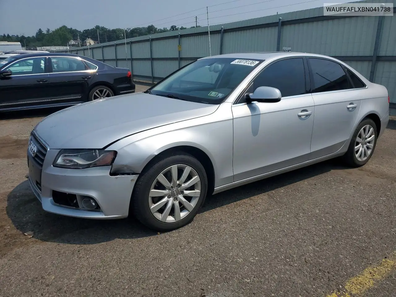 2011 Audi A4 Premium Plus VIN: WAUFFAFLXBN041738 Lot: 58078136