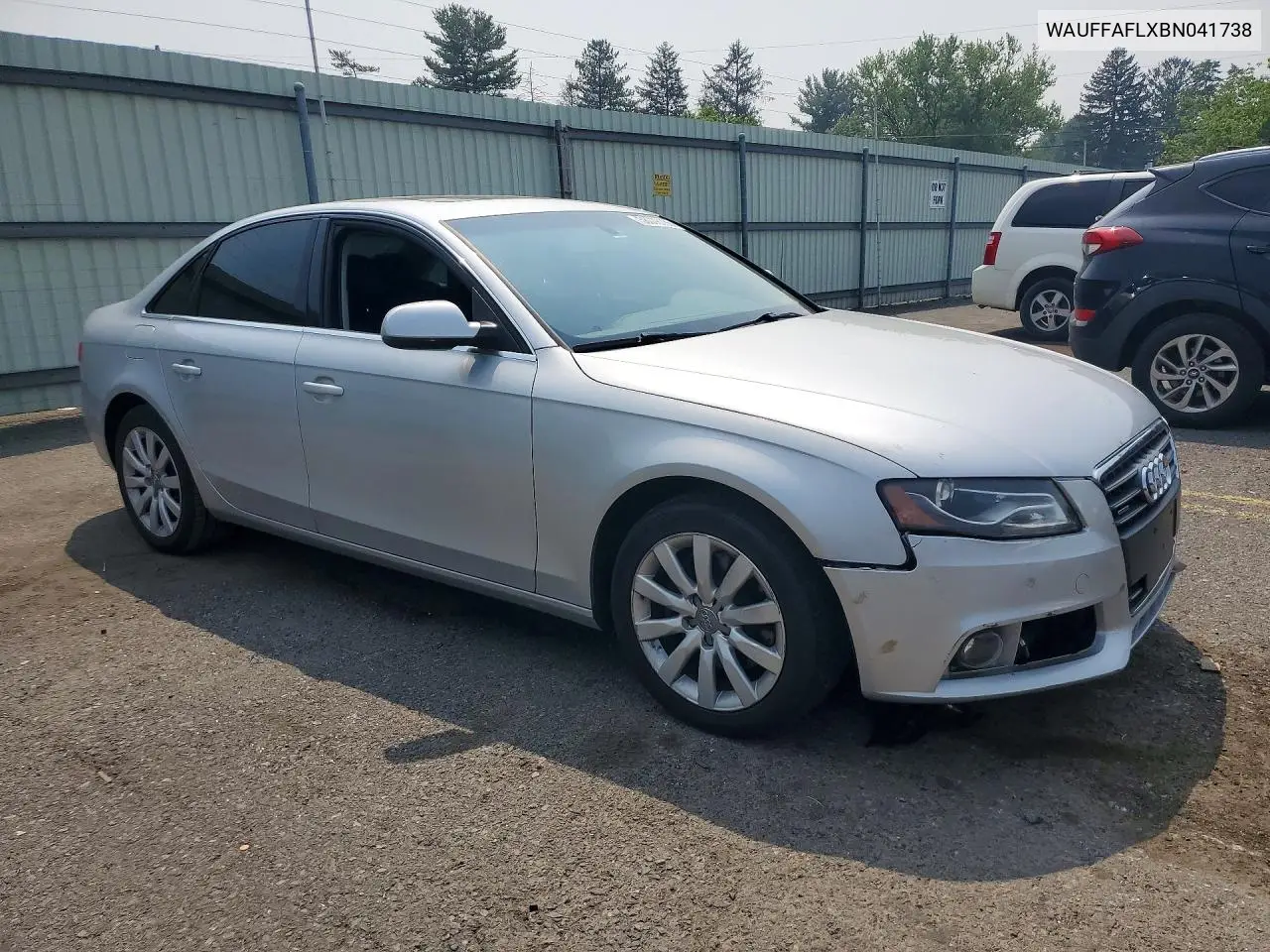 2011 Audi A4 Premium Plus VIN: WAUFFAFLXBN041738 Lot: 58078136