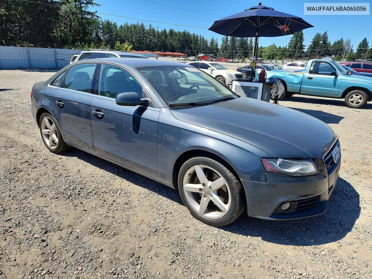 2011 Audi A4 Premium Plus VIN: WAUFFAFL6BA065056 Lot: 58474436