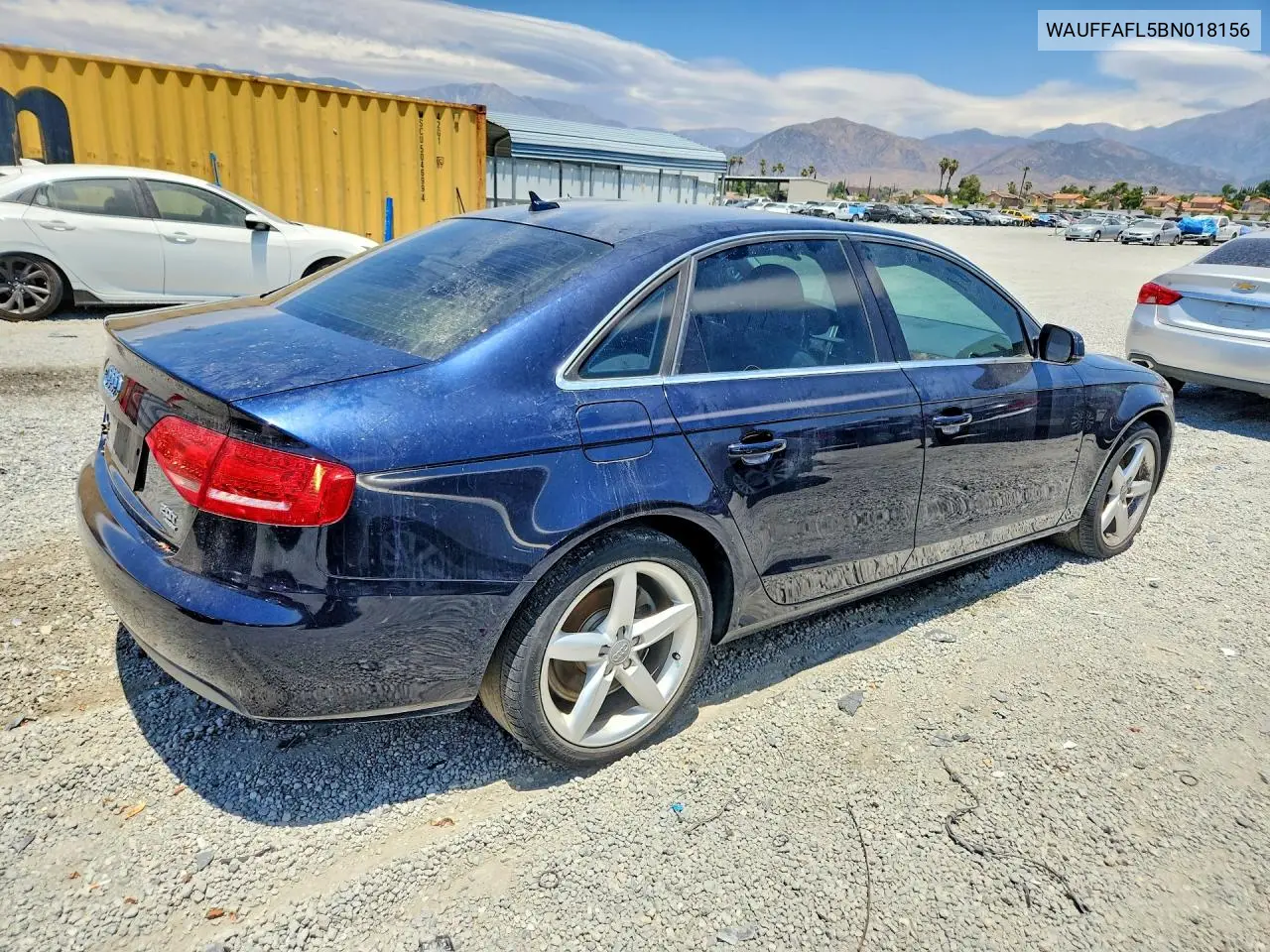 2011 Audi A4 Premium Plus VIN: WAUFFAFL5BN018156 Lot: 58527286