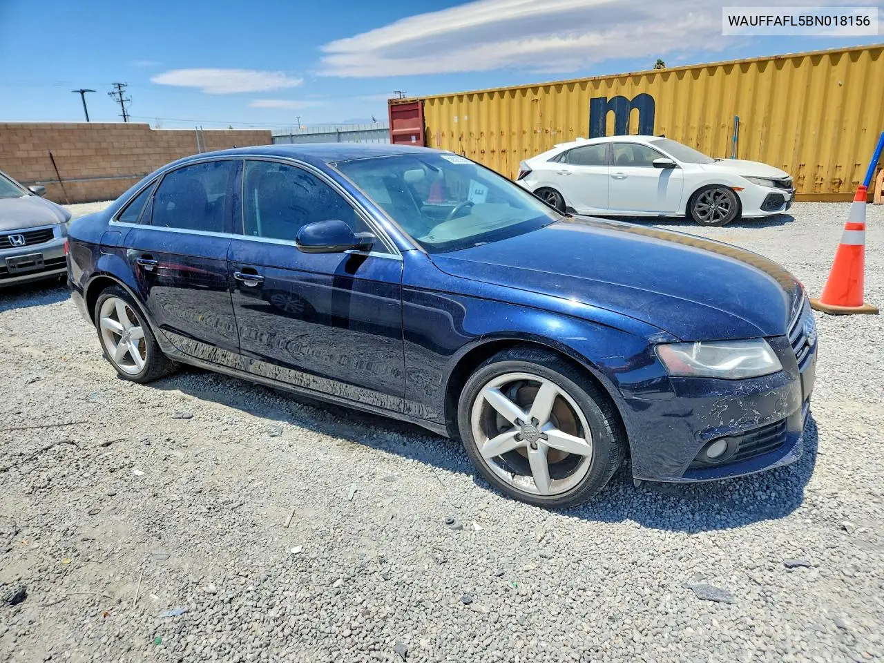 2011 Audi A4 Premium Plus VIN: WAUFFAFL5BN018156 Lot: 58527286