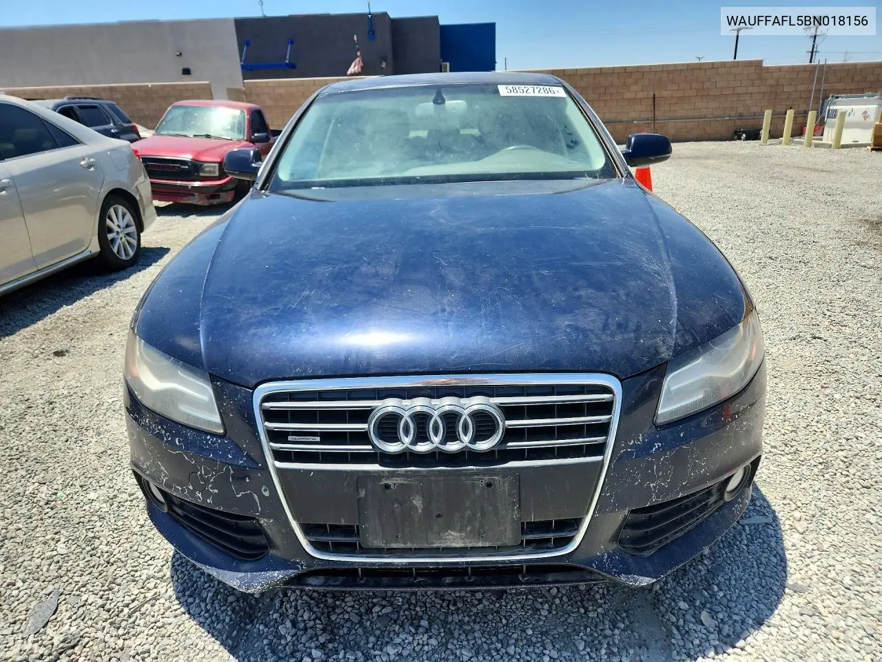 2011 Audi A4 Premium Plus VIN: WAUFFAFL5BN018156 Lot: 58527286