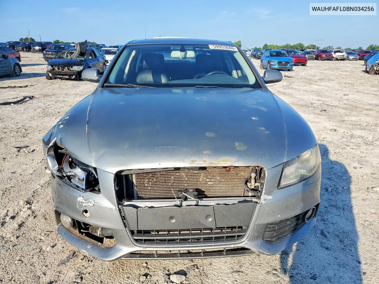 2011 Audi A4 Premium Plus VIN: WAUHFAFL0BN034256 Lot: 59953686