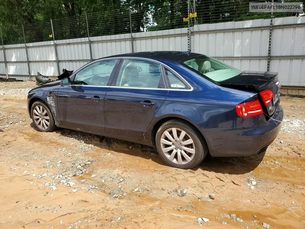 2011 Audi A4 Premium Plus VIN: WAUEFAFL1BN022796 Lot: 60840286