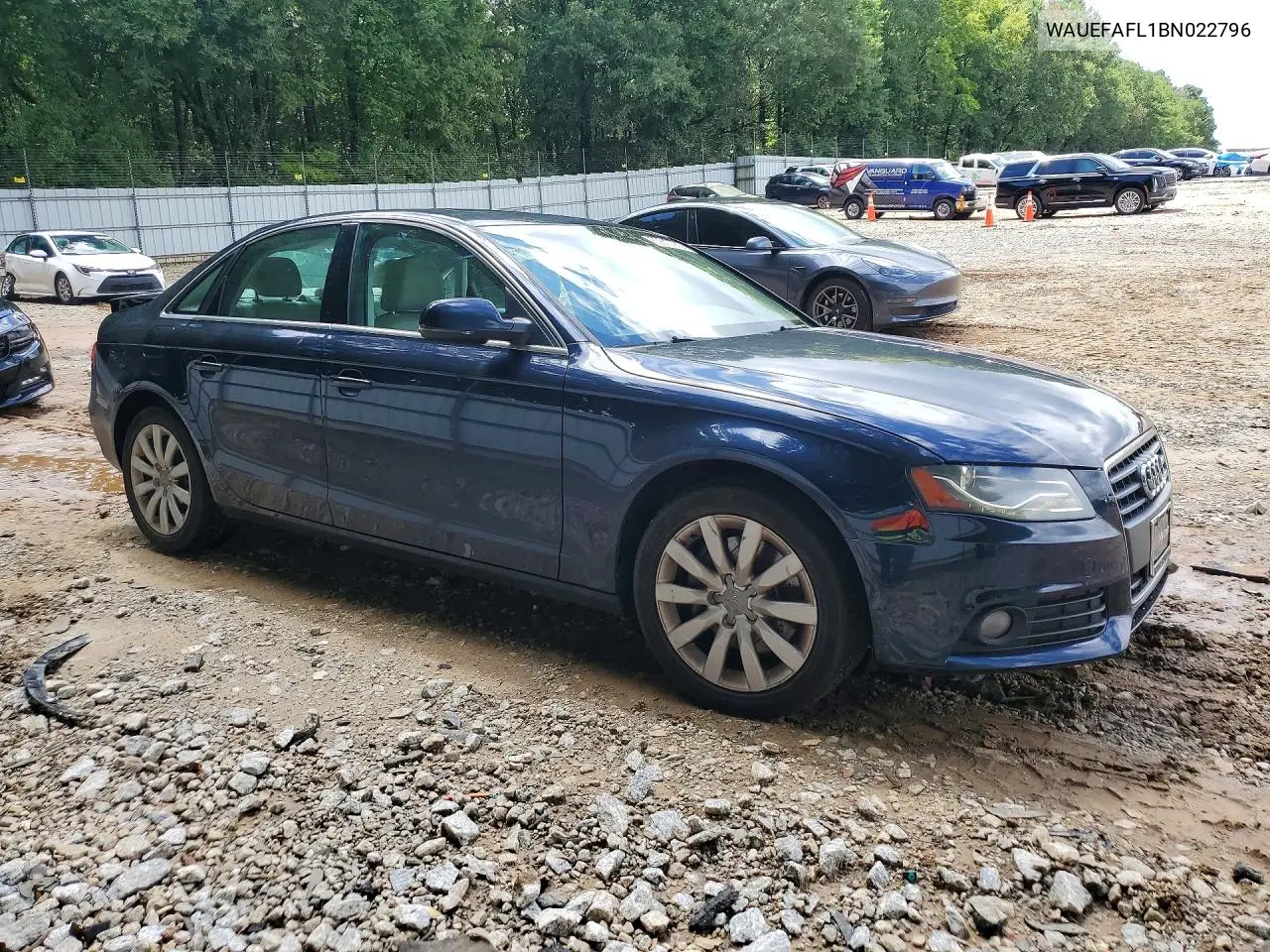 2011 Audi A4 Premium Plus VIN: WAUEFAFL1BN022796 Lot: 60840286