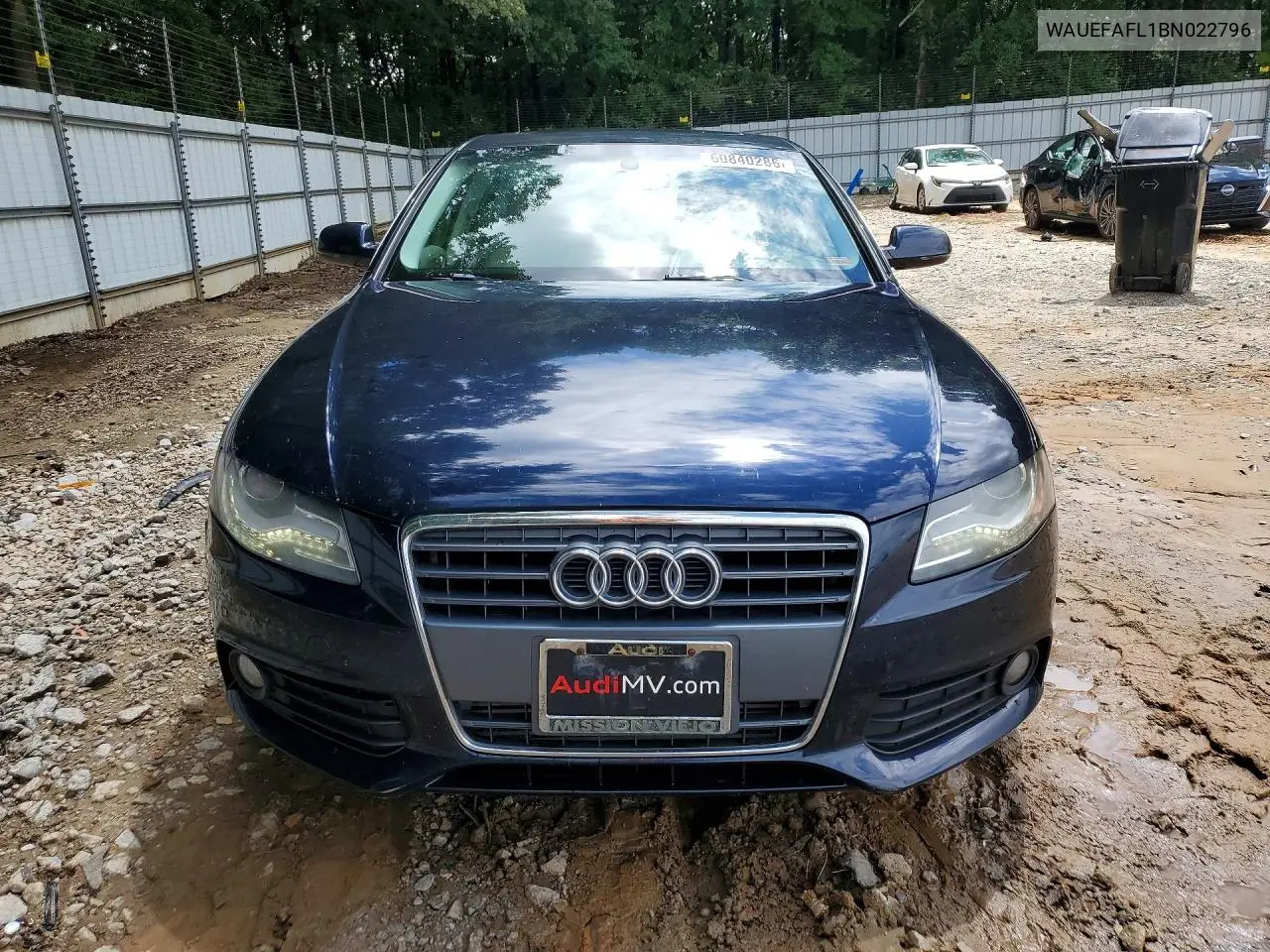 2011 Audi A4 Premium Plus VIN: WAUEFAFL1BN022796 Lot: 60840286
