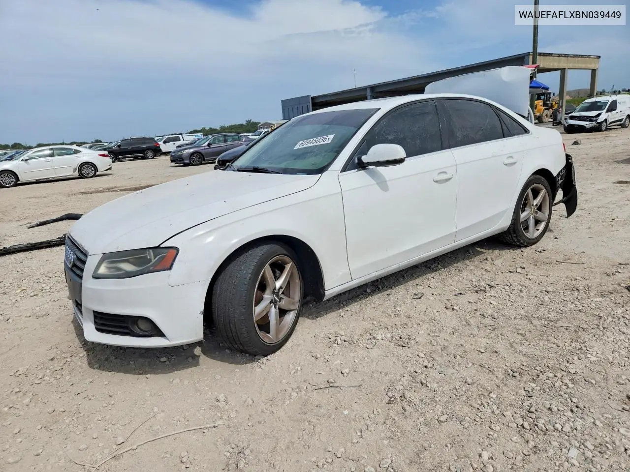 2011 Audi A4 Premium Plus VIN: WAUEFAFLXBN039449 Lot: 60945036