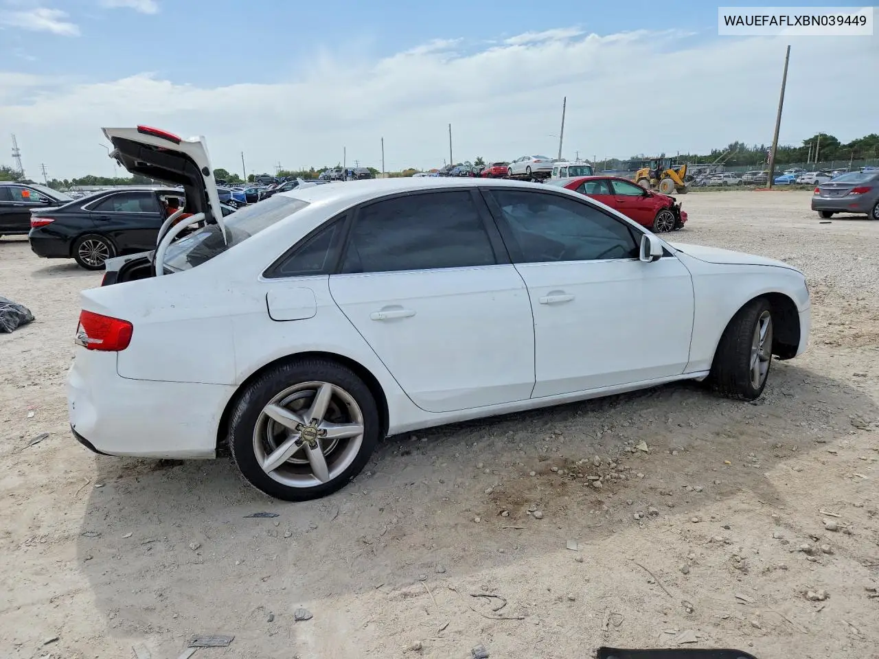 2011 Audi A4 Premium Plus VIN: WAUEFAFLXBN039449 Lot: 60945036