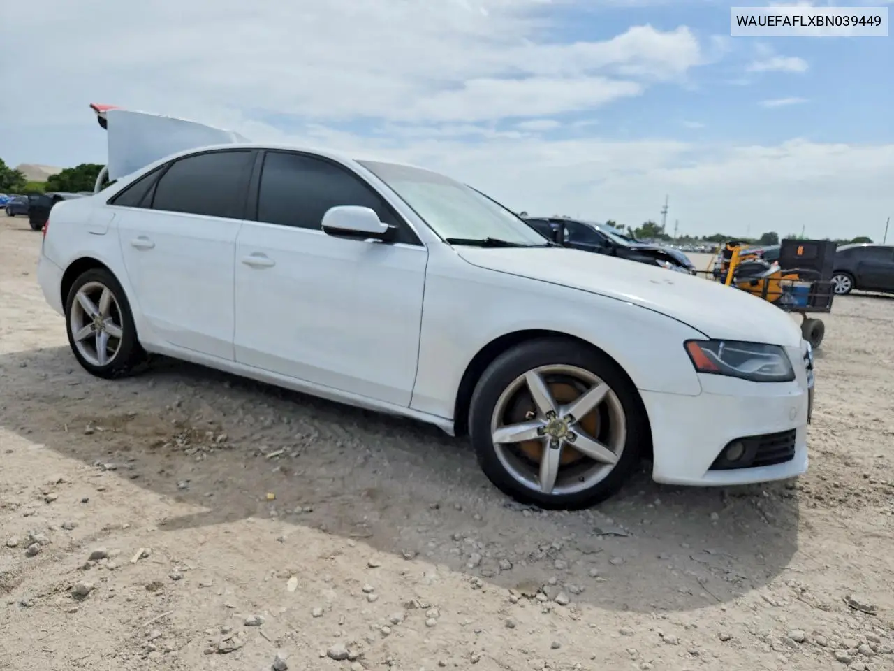 2011 Audi A4 Premium Plus VIN: WAUEFAFLXBN039449 Lot: 60945036