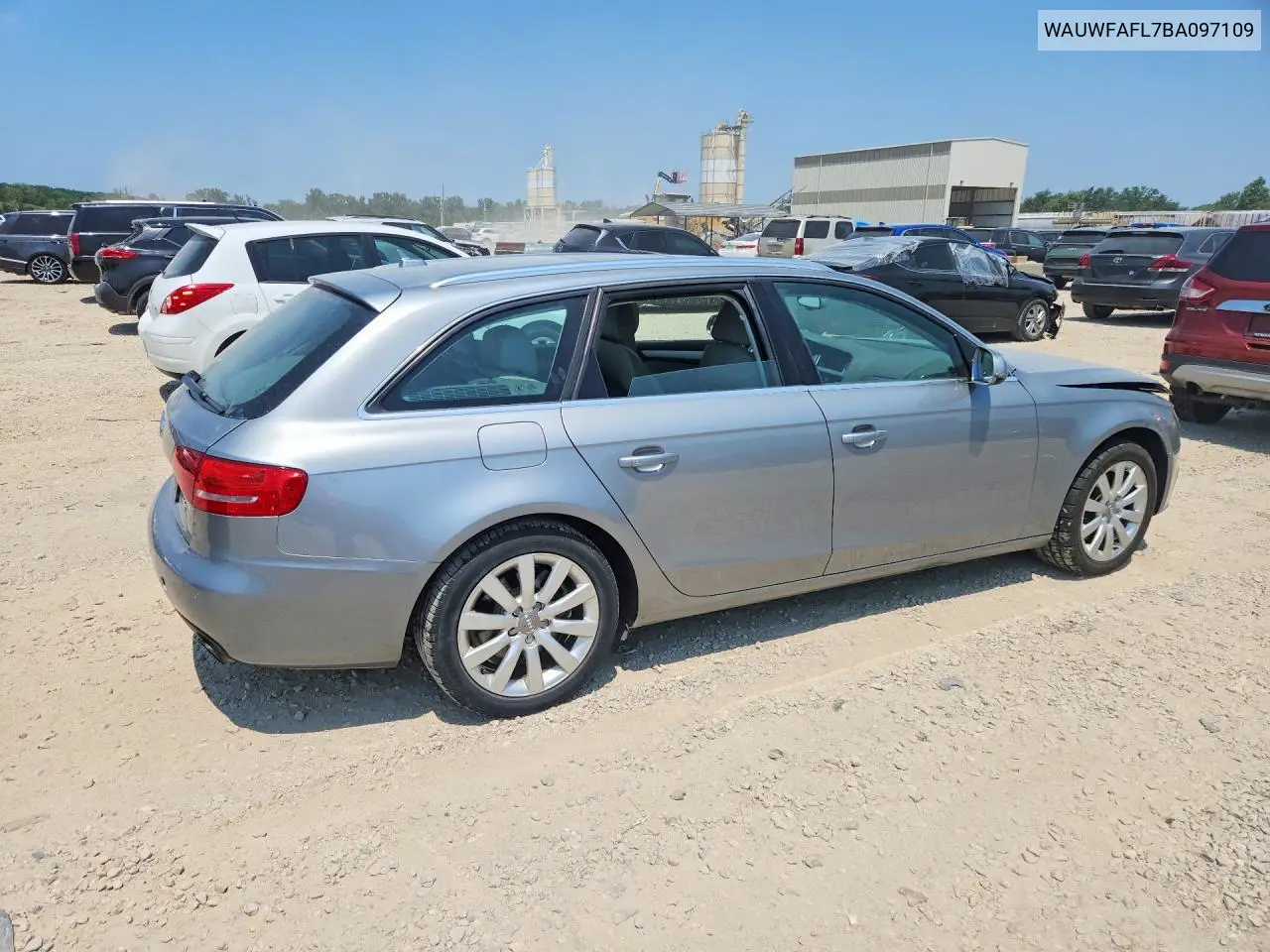 2011 Audi A4 Premium Plus VIN: WAUWFAFL7BA097109 Lot: 61398966