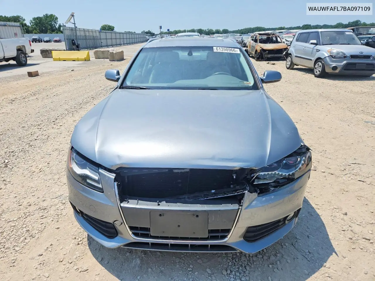 2011 Audi A4 Premium Plus VIN: WAUWFAFL7BA097109 Lot: 61398966