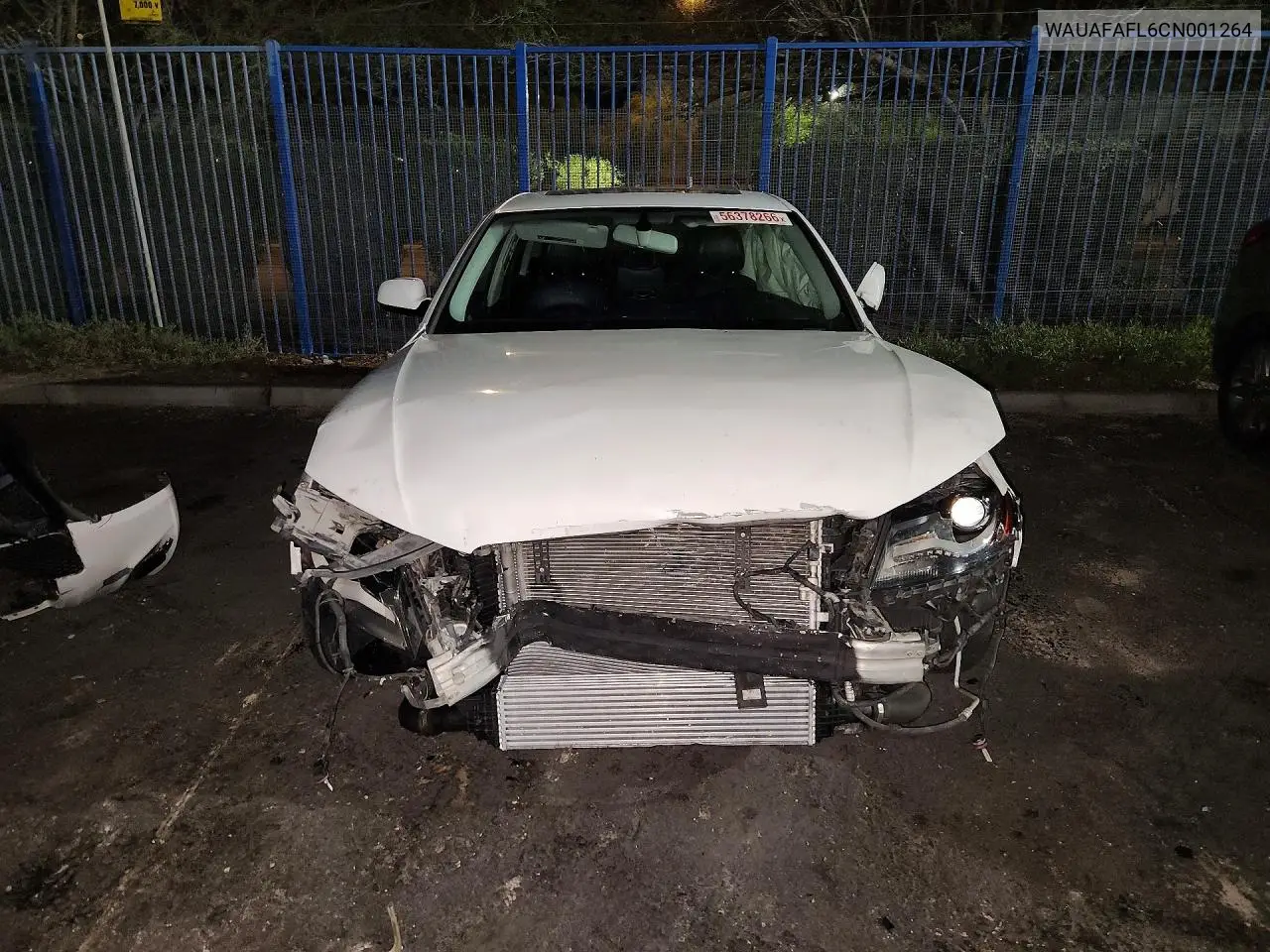 2012 Audi A4 Premium VIN: WAUAFAFL6CN001264 Lot: 56378266