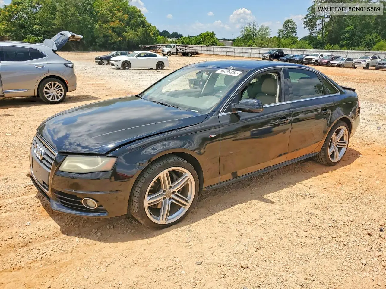 2012 Audi A4 Premium Plus VIN: WAUFFAFL8CN015589 Lot: 60499236