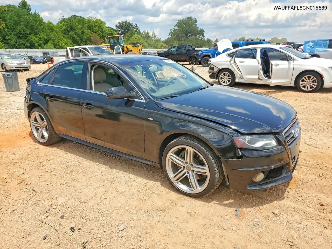 2012 Audi A4 Premium Plus VIN: WAUFFAFL8CN015589 Lot: 60499236