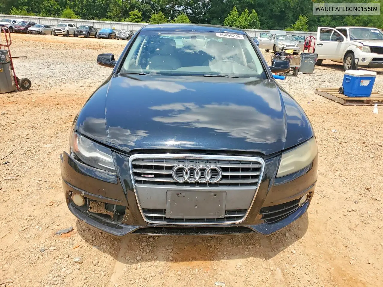 2012 Audi A4 Premium Plus VIN: WAUFFAFL8CN015589 Lot: 60499236